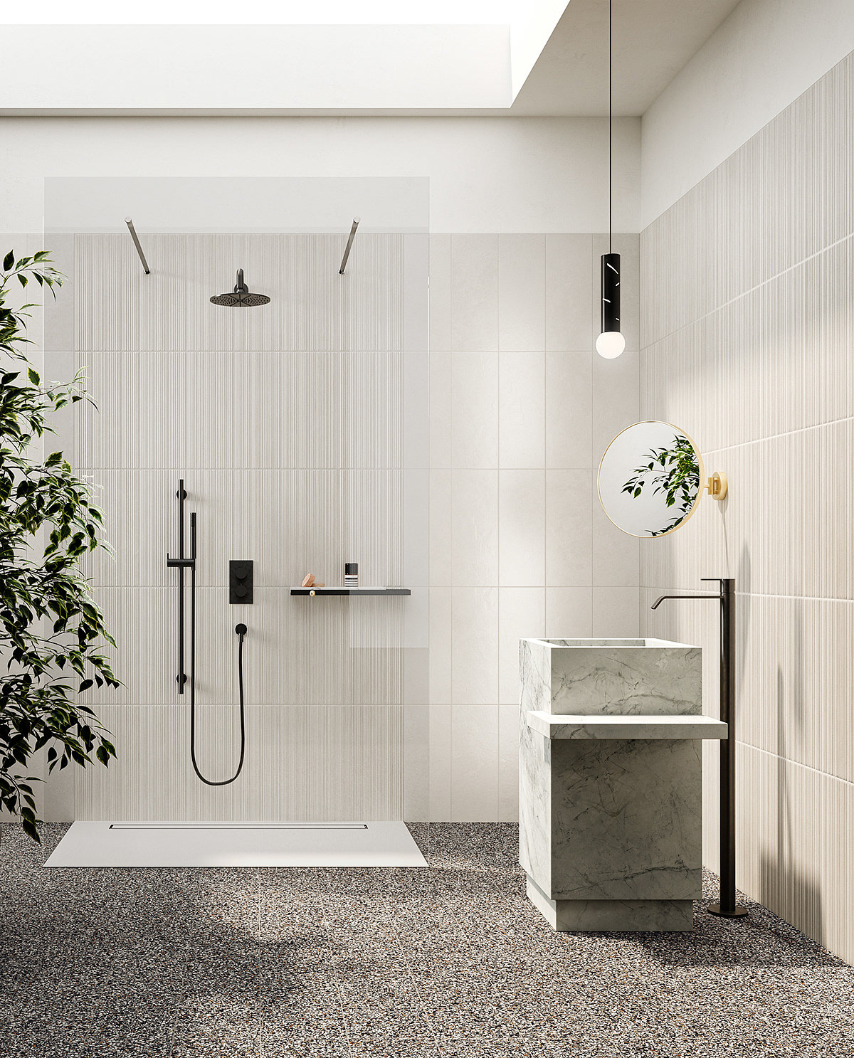 Shower Room，colour，Art，