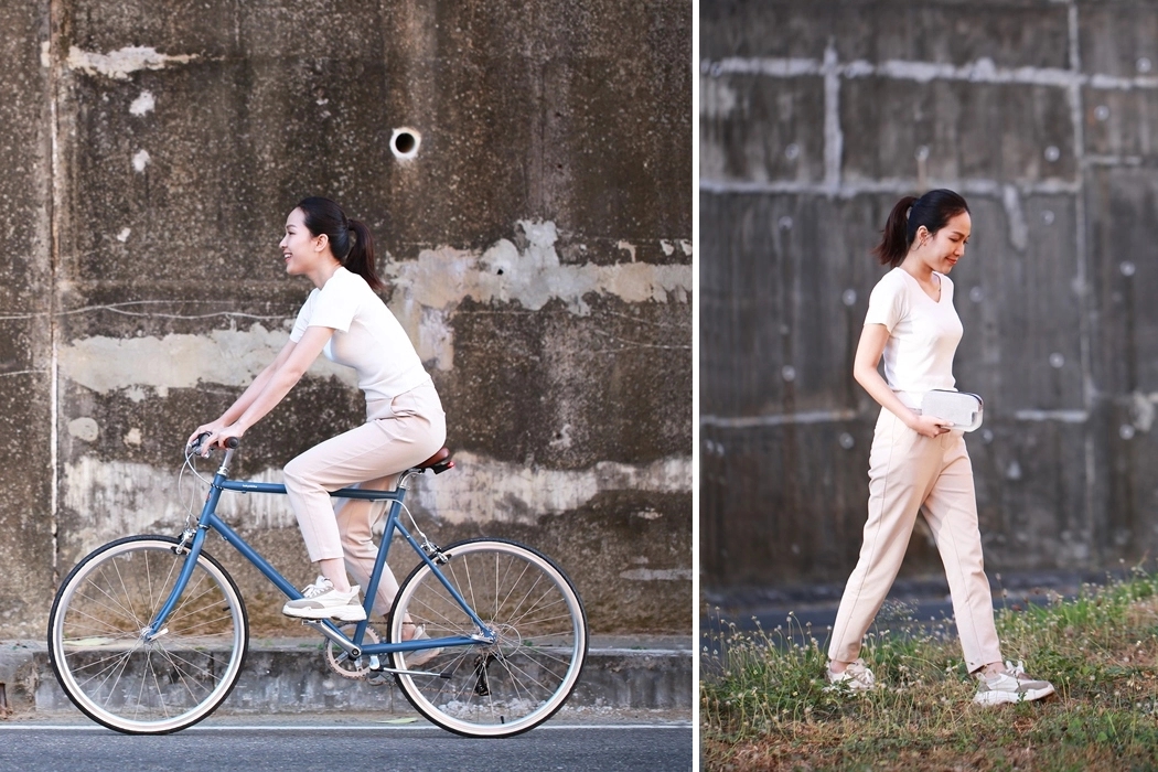 Ride，Bicycle，Signal lamp，Bicycle bag，