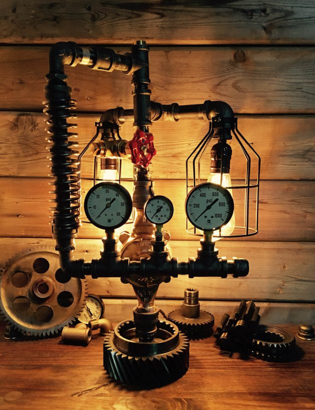 Tongg，Steampunk style，Retro，lamps and lanterns，