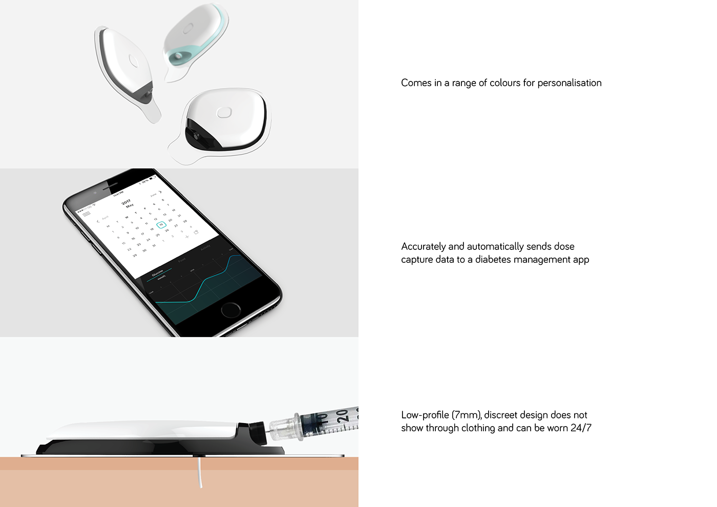 intelligence，insulin，injection，Portable，color，