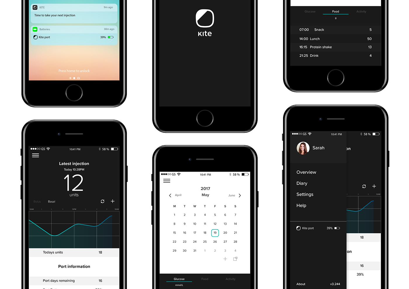 intelligence，insulin，injection，Portable，color，