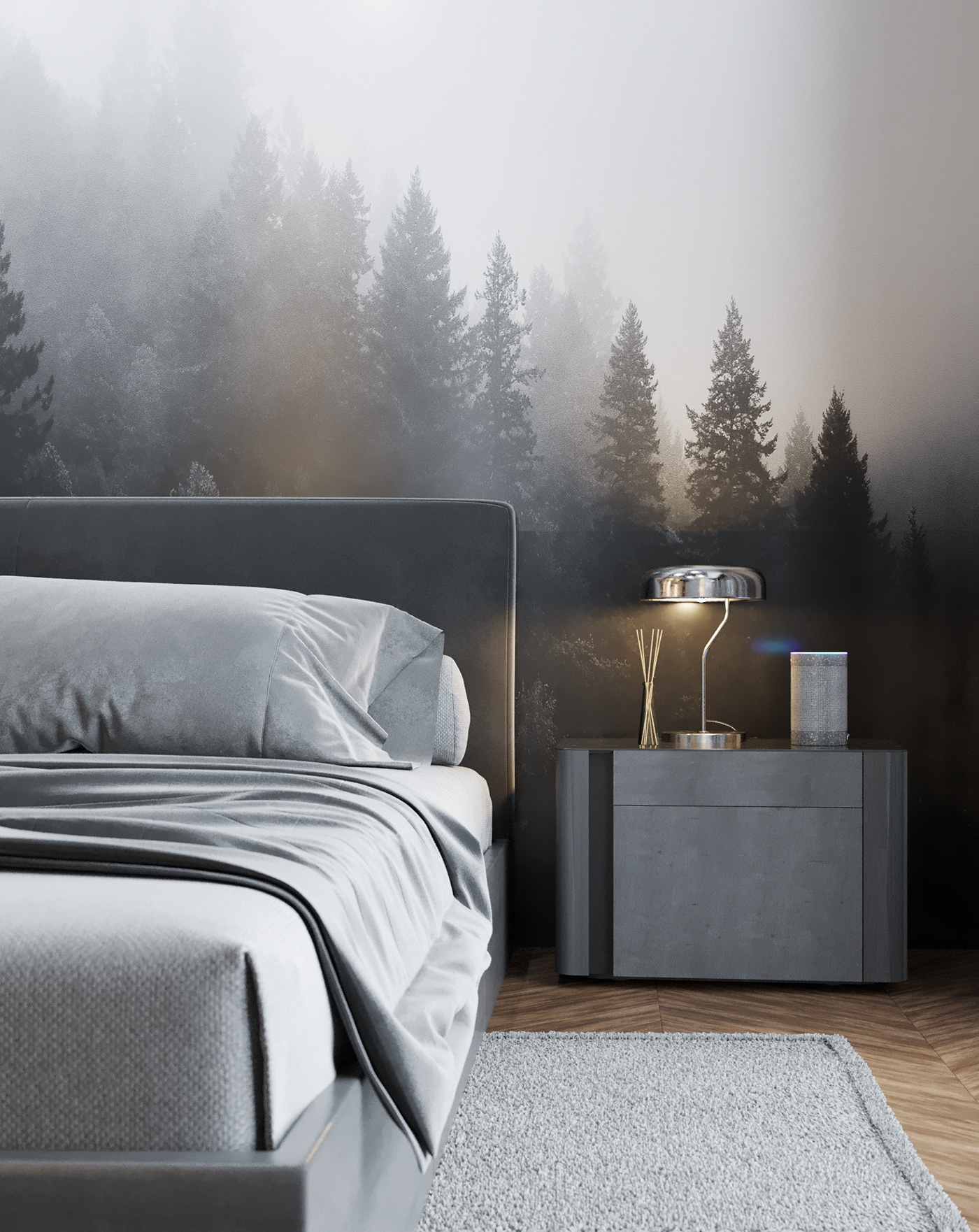 bedroom，Architecture，Bed，