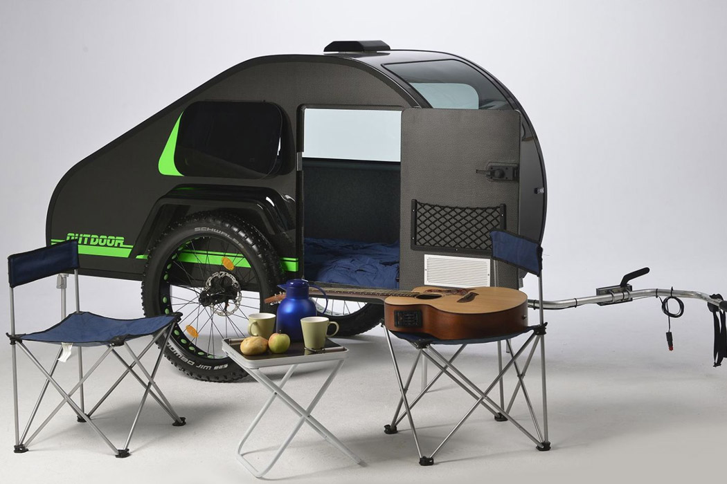 Bicycle，trailer，camping，Single，