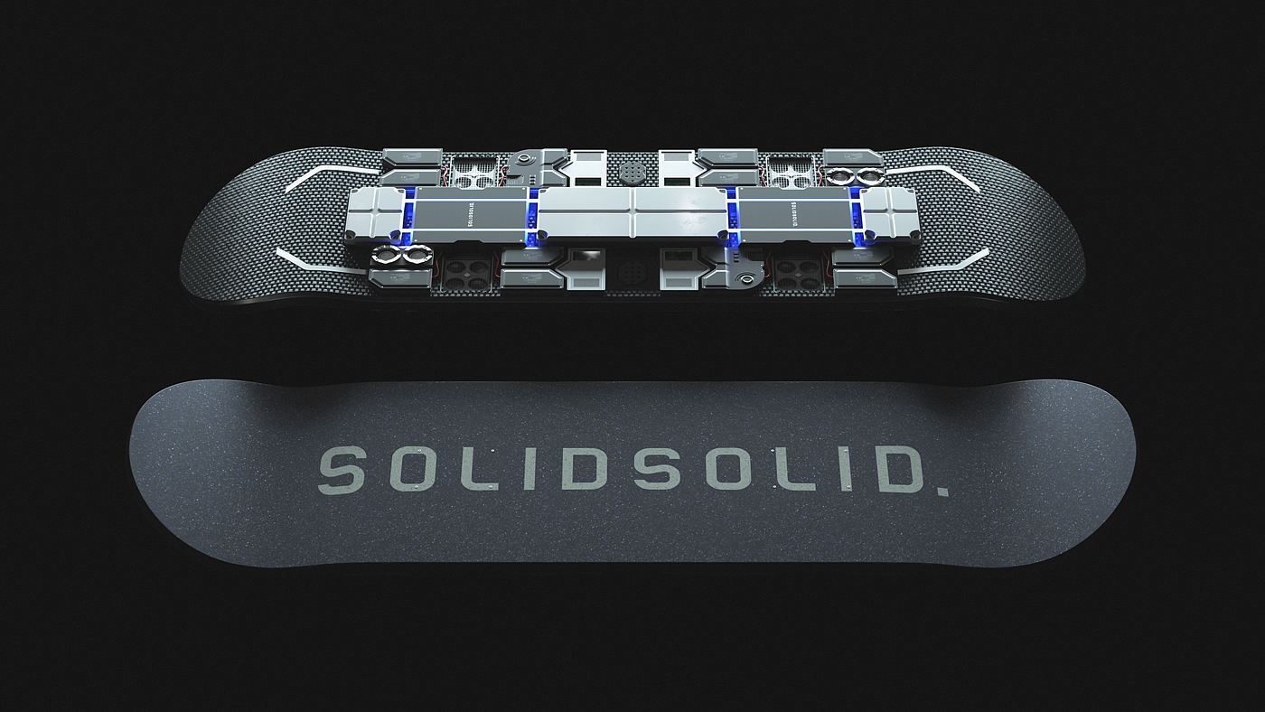 SOLIDSOLID，led，Skate，black，strong，