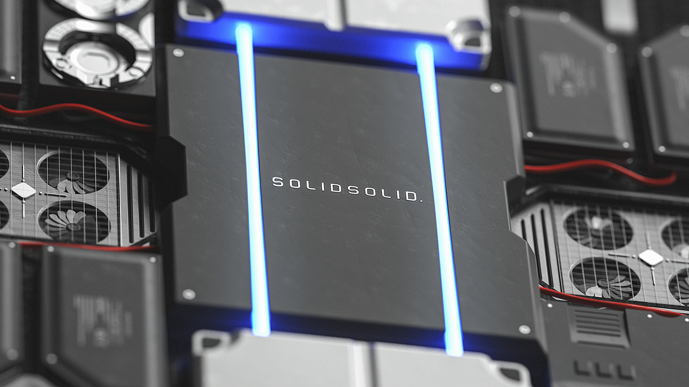 SOLIDSOLID，led，滑板，黑色，结实，