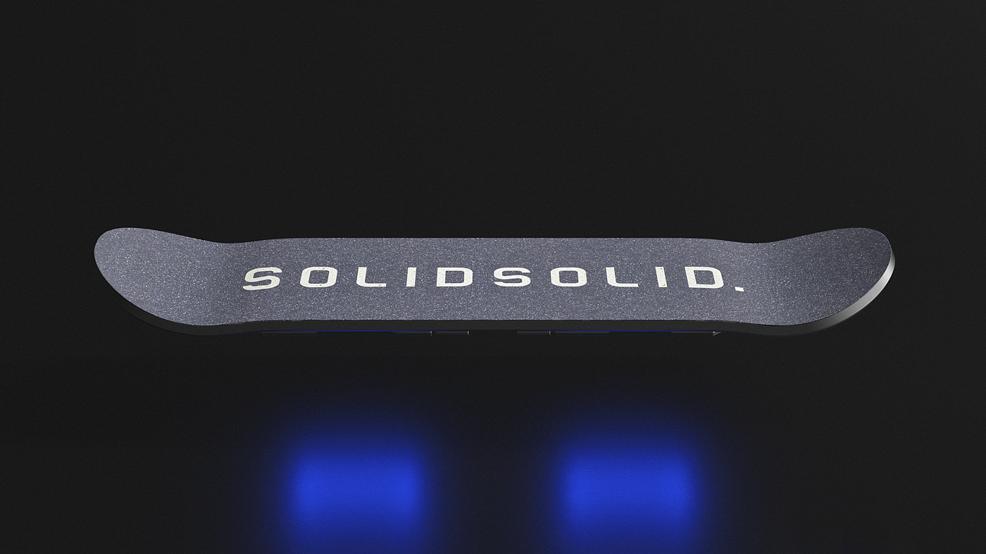 SOLIDSOLID，led，Skate，black，strong，