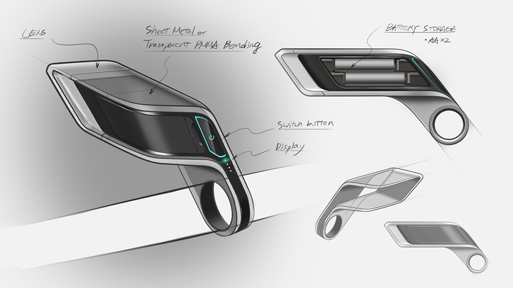 automative lighting，Bicycle，aluminum ，Integrated design，