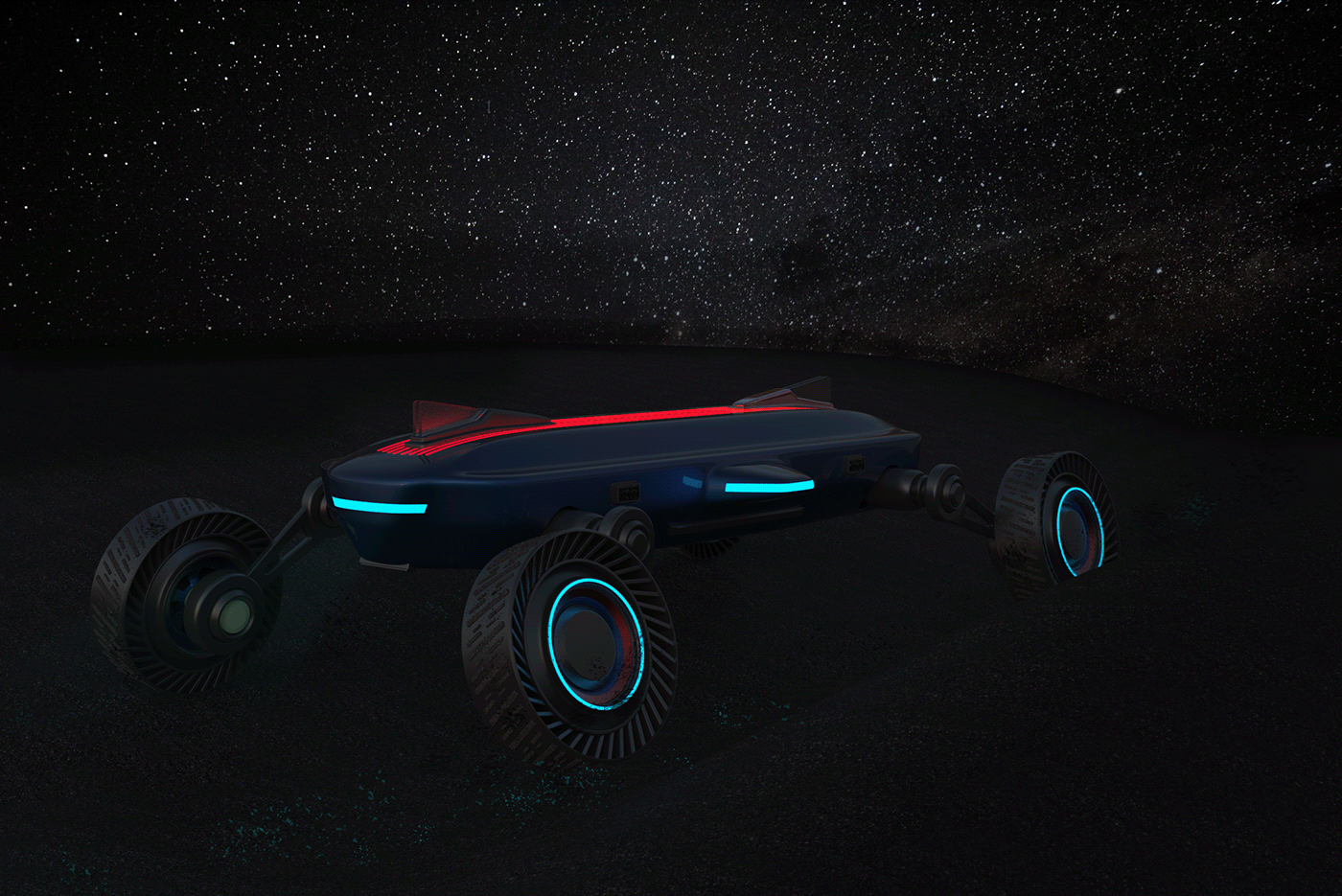 Space，vehicle，cross-country，concept，