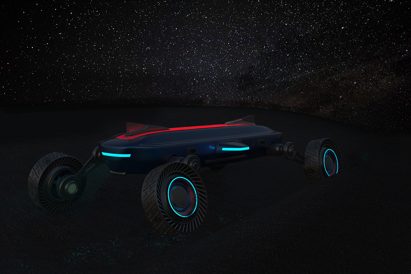 Space，vehicle，cross-country，concept，