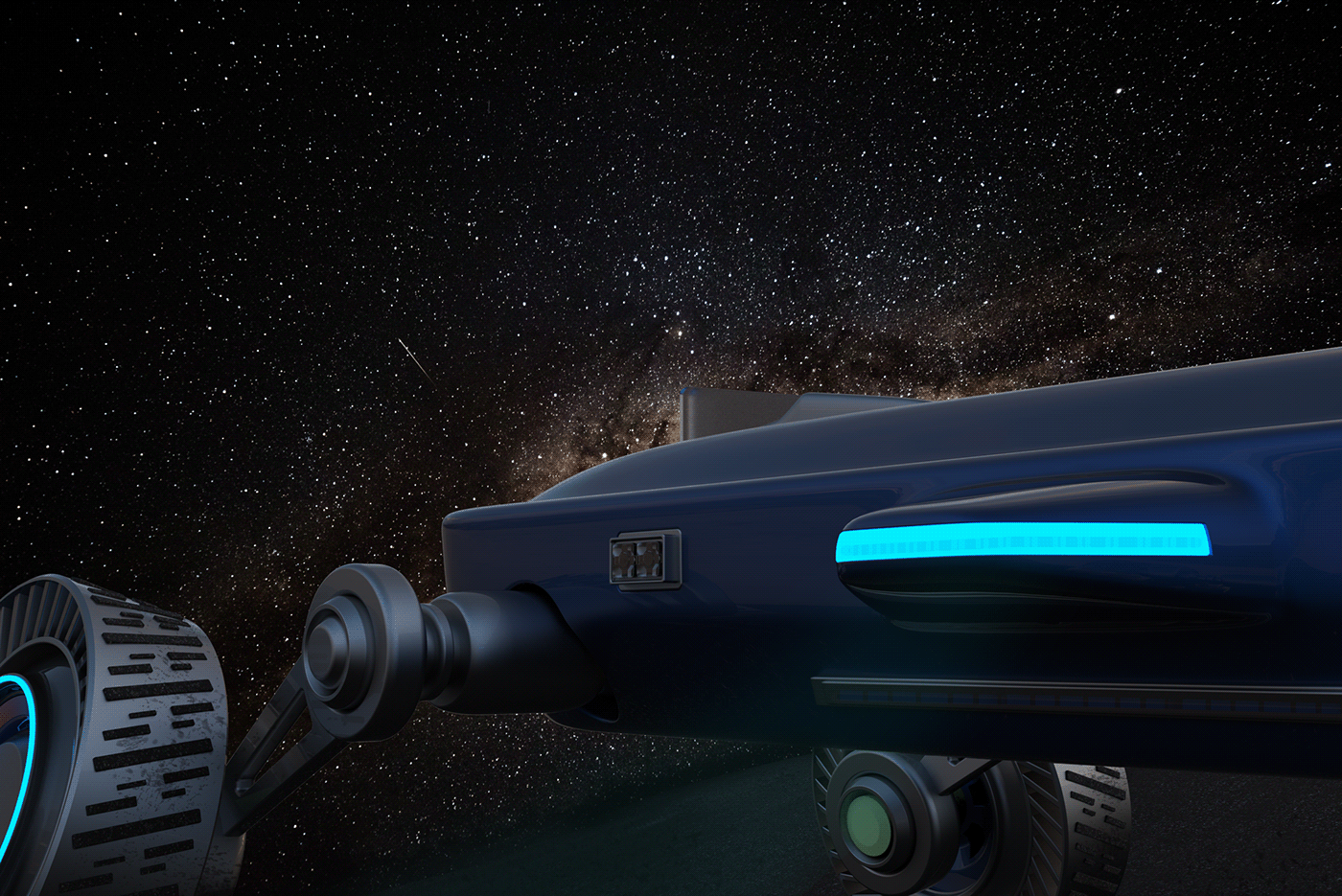 Space，vehicle，cross-country，concept，