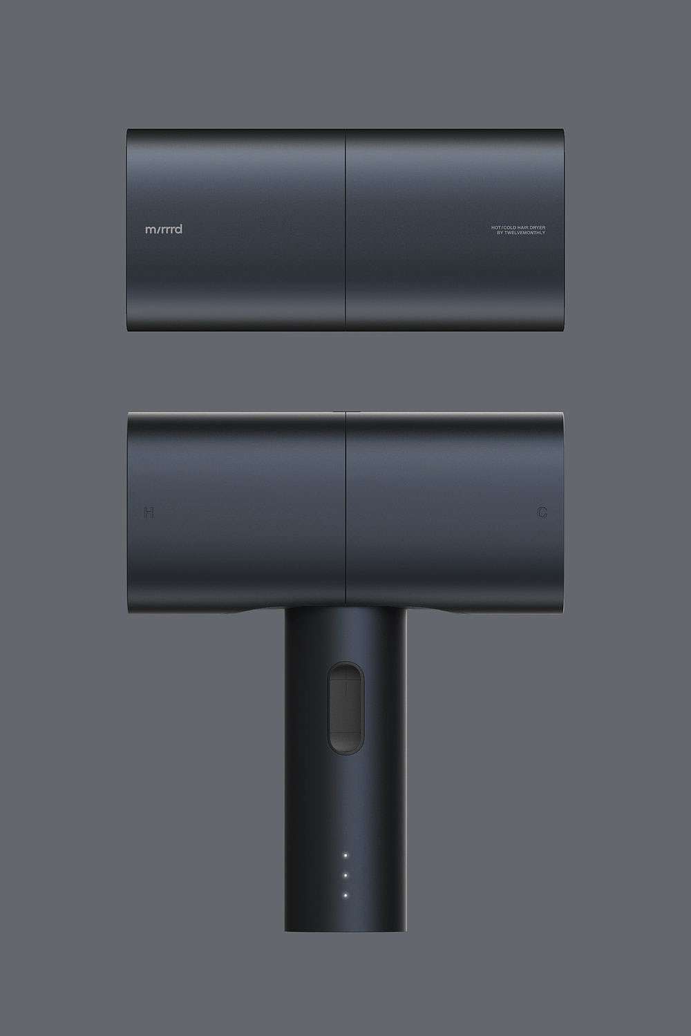 an electric appliance，Distance sensor，Cold and hot air，symmetric，hair drier，