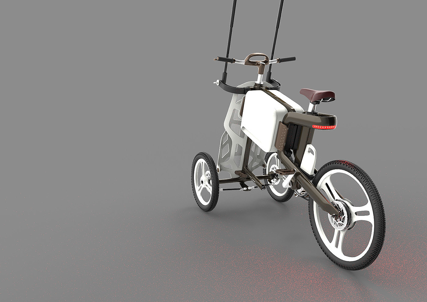 2016 red dot award，Red dot concept award，sea town，Bike sharing，modularization，solar energy，Electric，