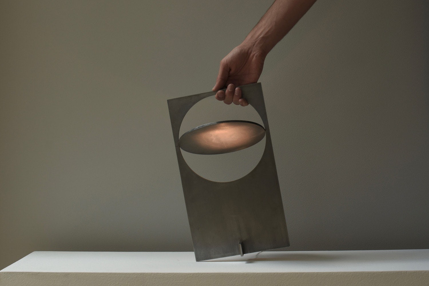 lamp，circular，rotate，