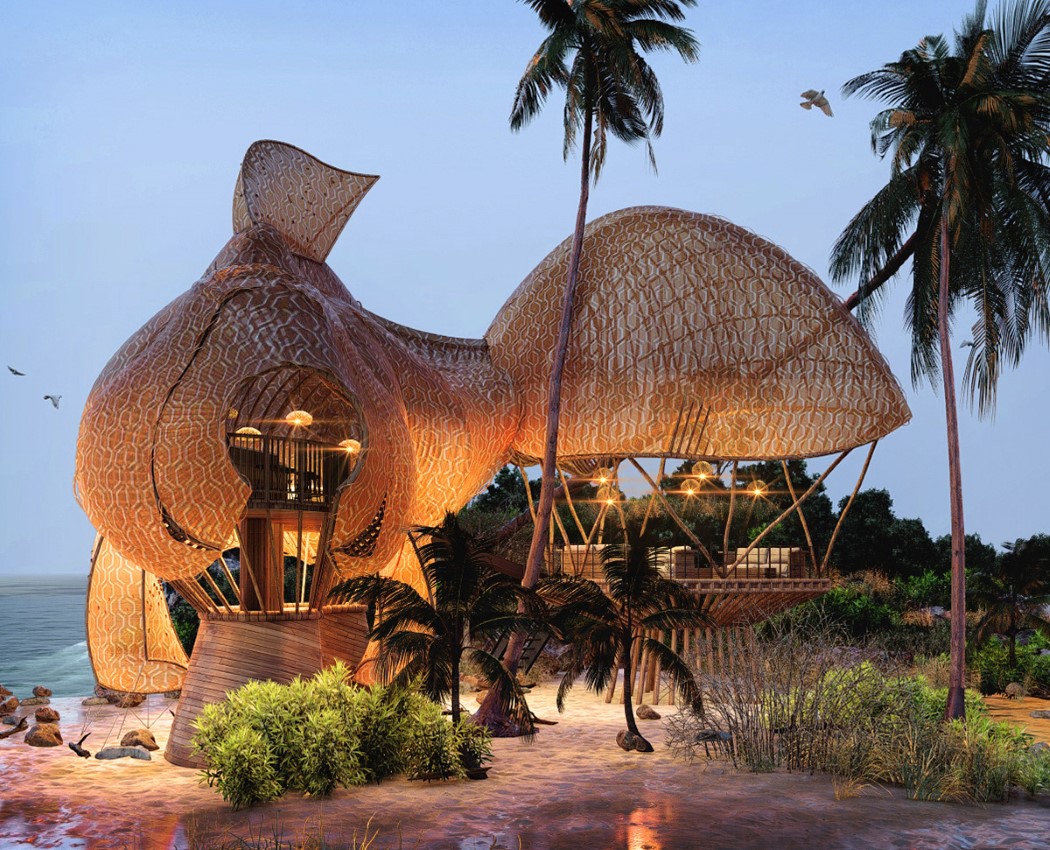 house，Goldfish，3D model，