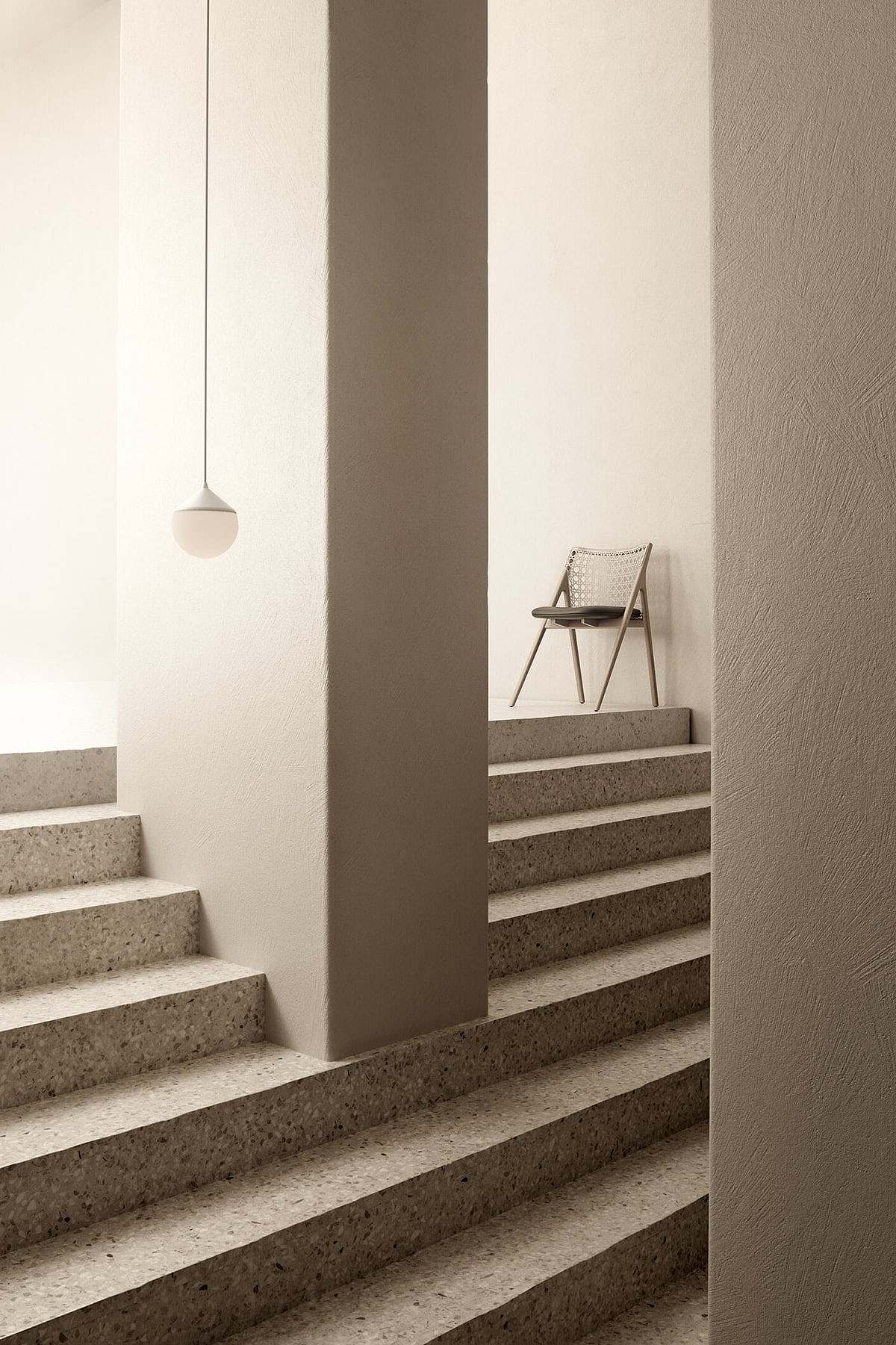 Architecture，arch，steps，a living room，