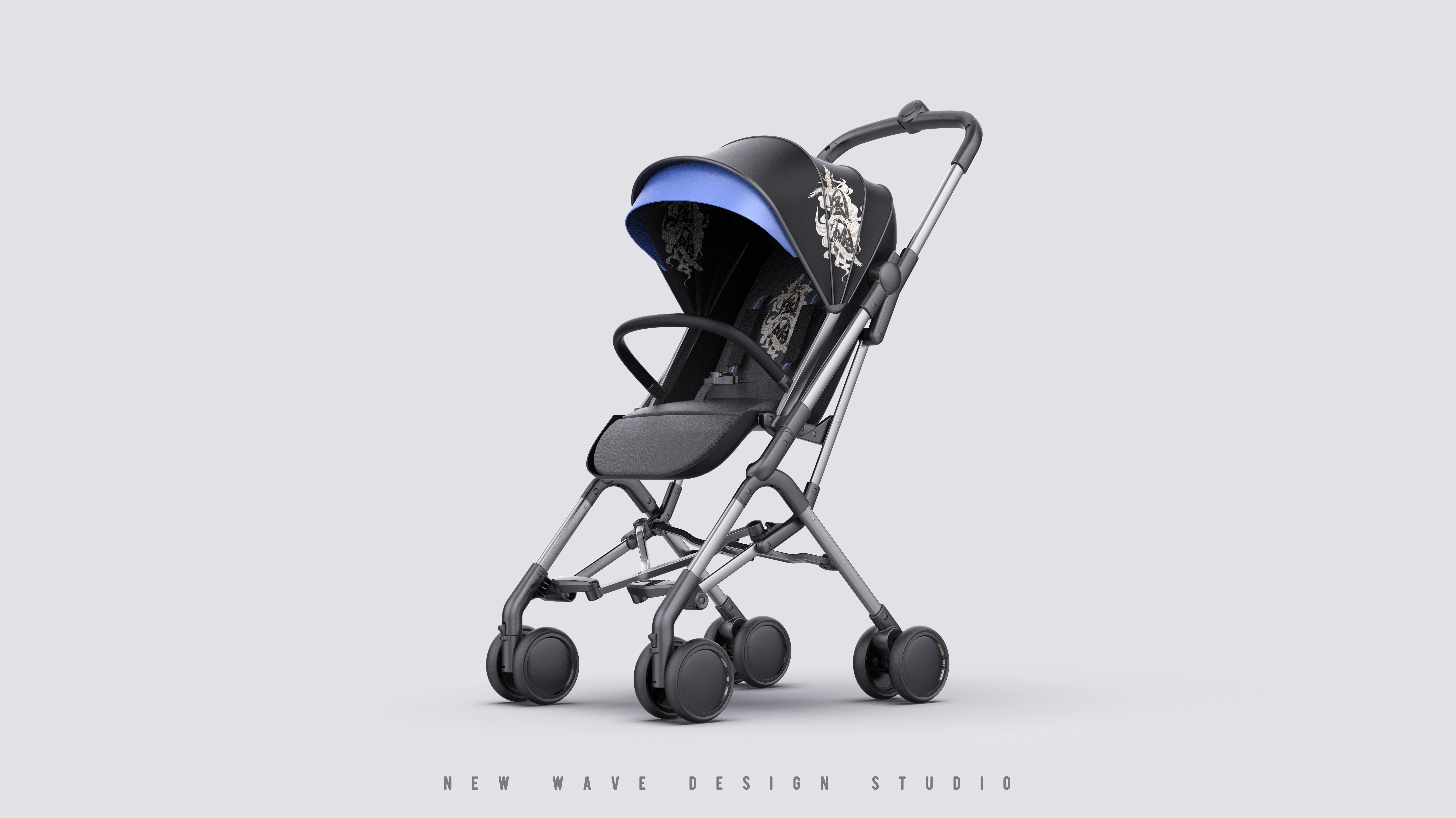 baby carriage，product design，Mother and baby，garden cart，Four fold car，wheelbarrow，