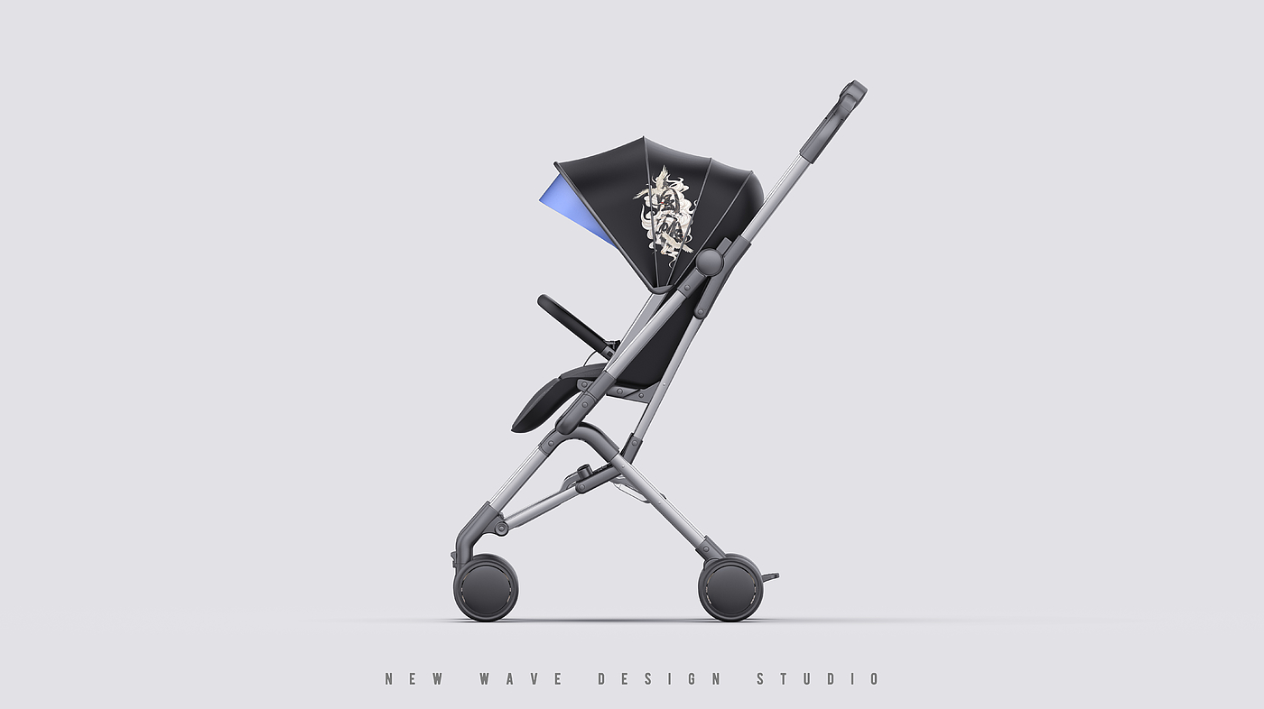 baby carriage，product design，Mother and baby，garden cart，Four fold car，wheelbarrow，