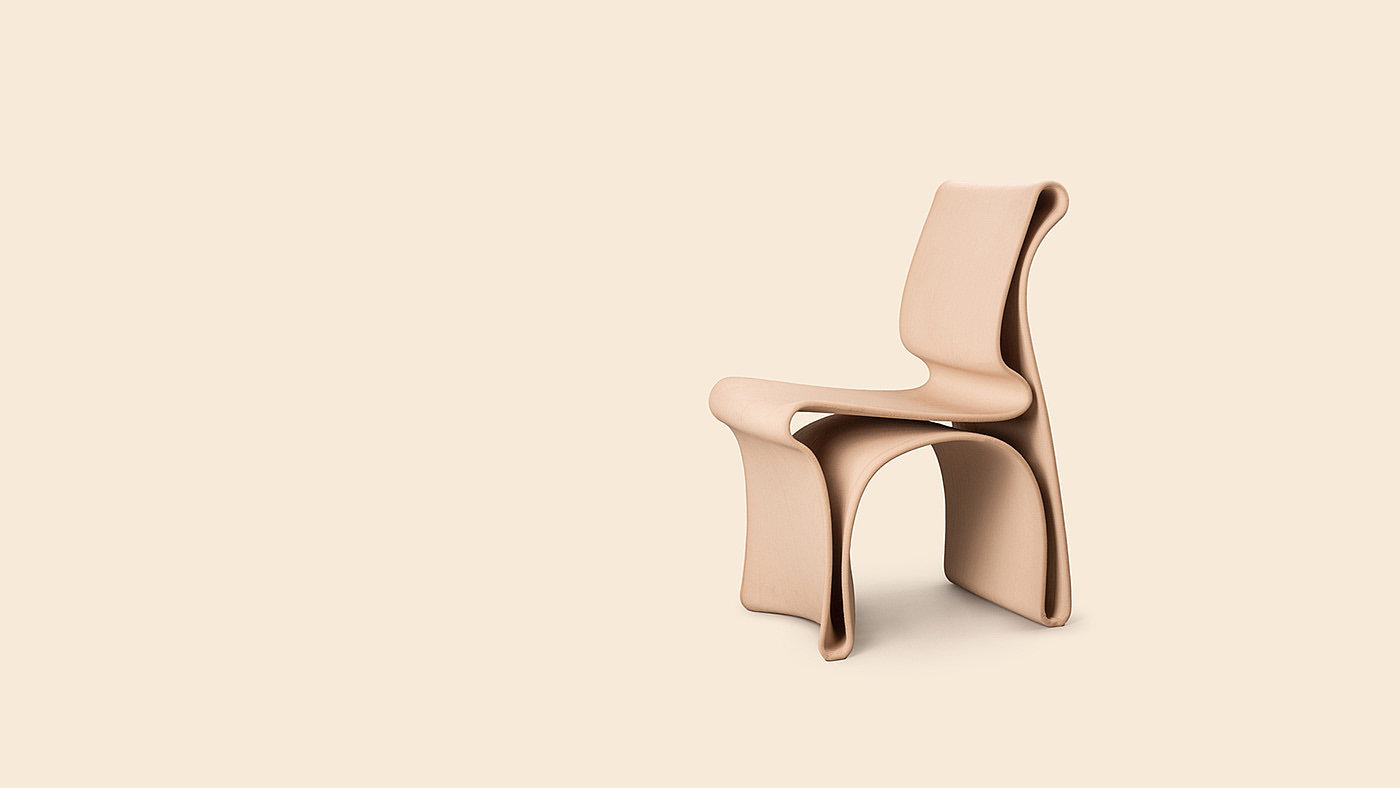 ANTROPO，chair，3D printing，