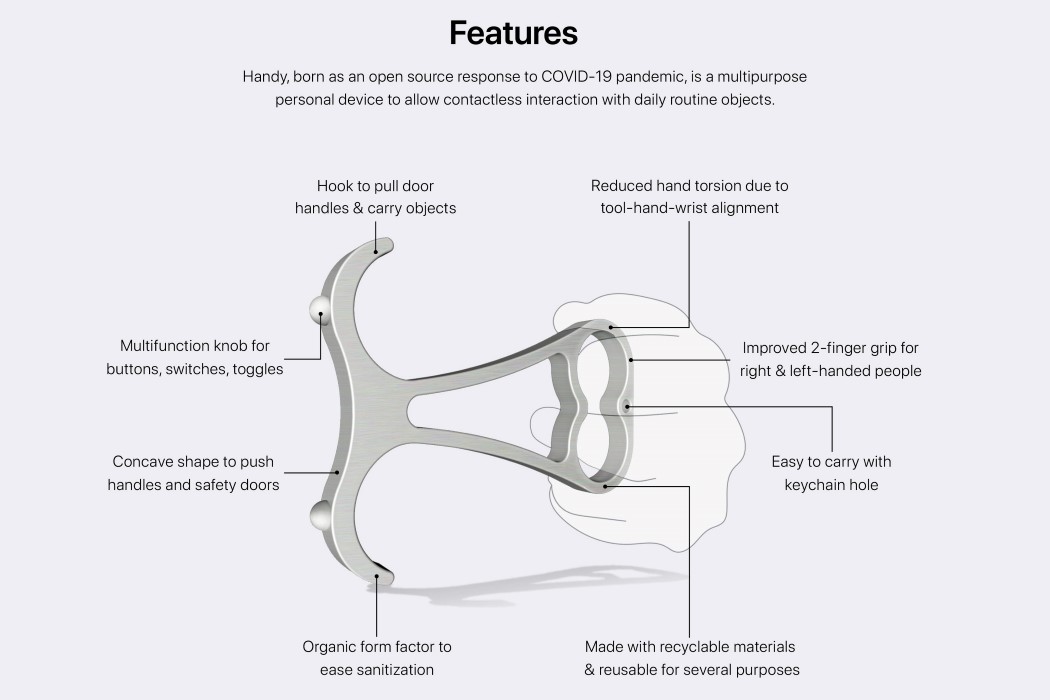 Handy，Hand extension，hook，