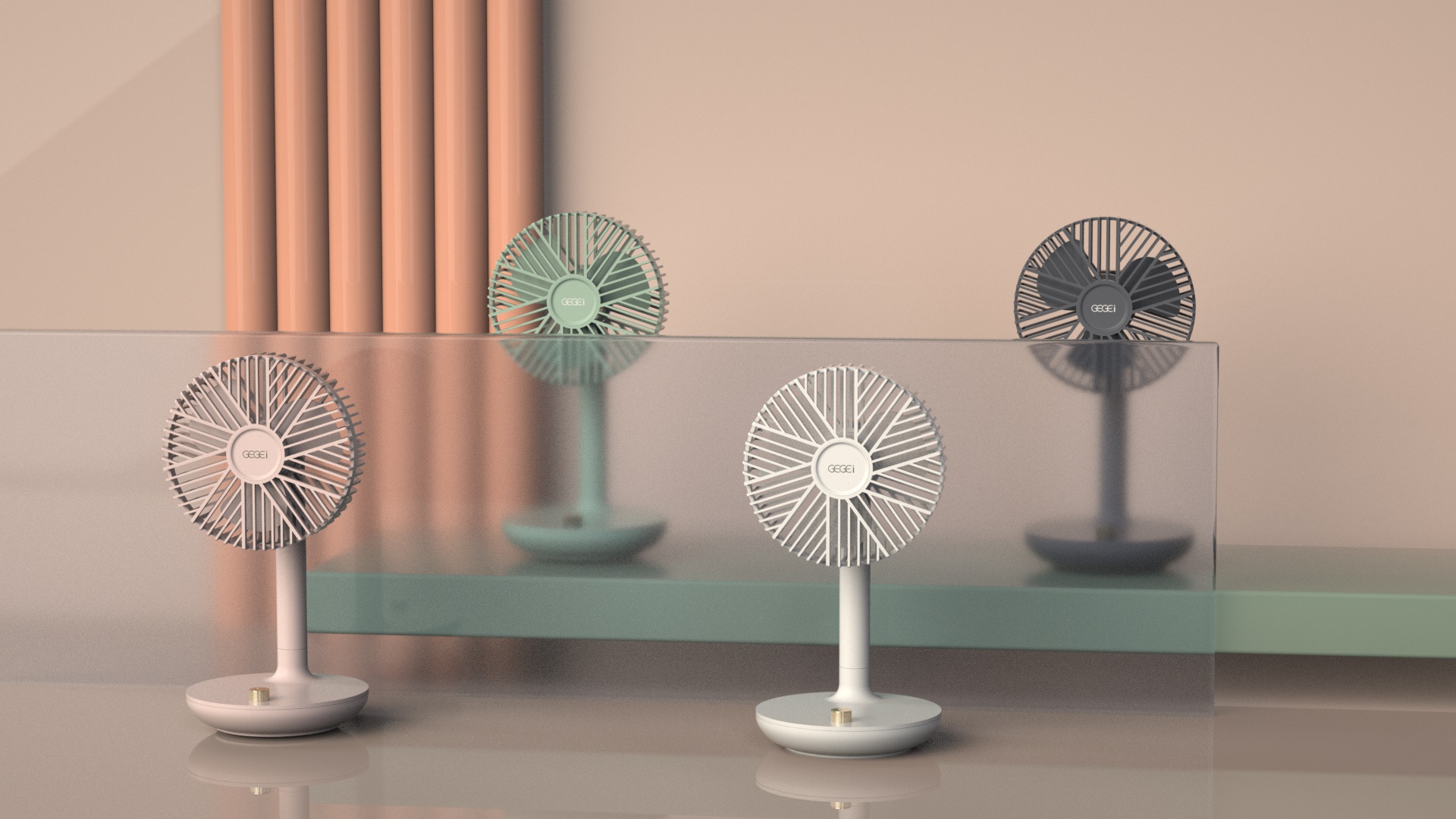 Fan，GEGEI，Render，