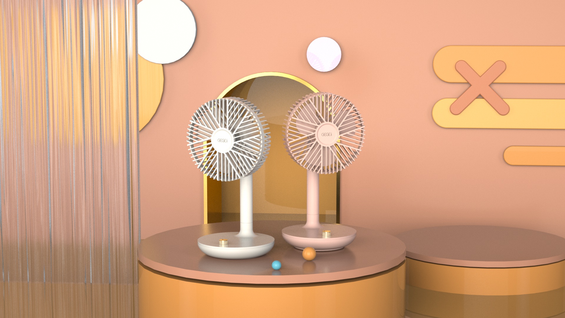 Fan，GEGEI，Render，
