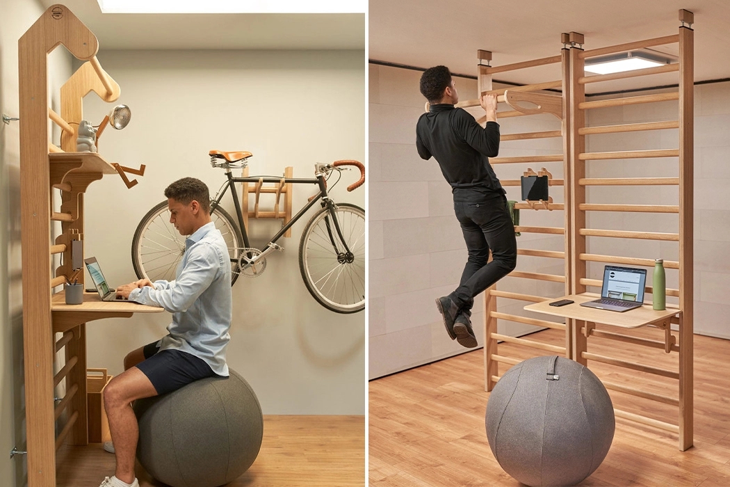 physical exercise，Wall rod，Multifunctional fitness equipment，