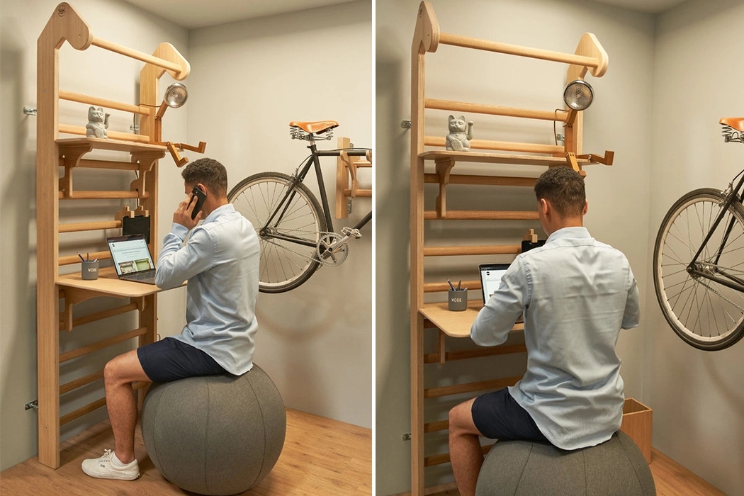 physical exercise，Wall rod，Multifunctional fitness equipment，