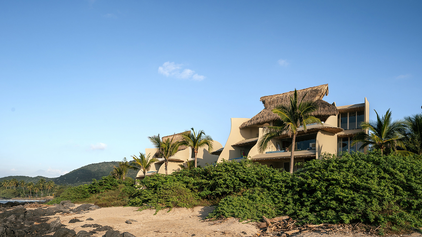 Mexican village，Beachside Condominium ，Architecture，