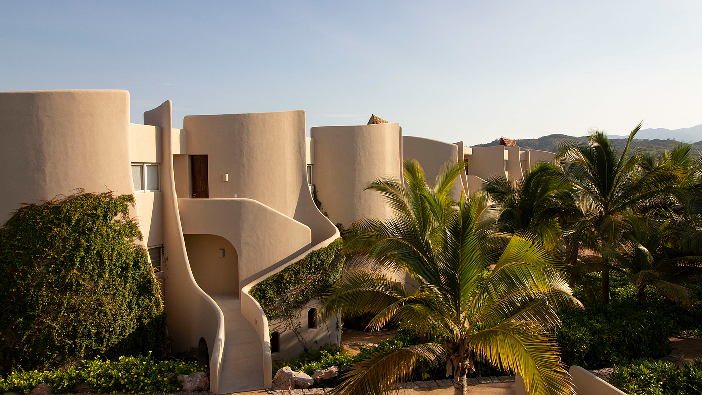 Mexican village，Beachside Condominium ，Architecture，