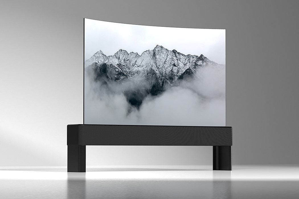 television，Curved screen，Dazzling，