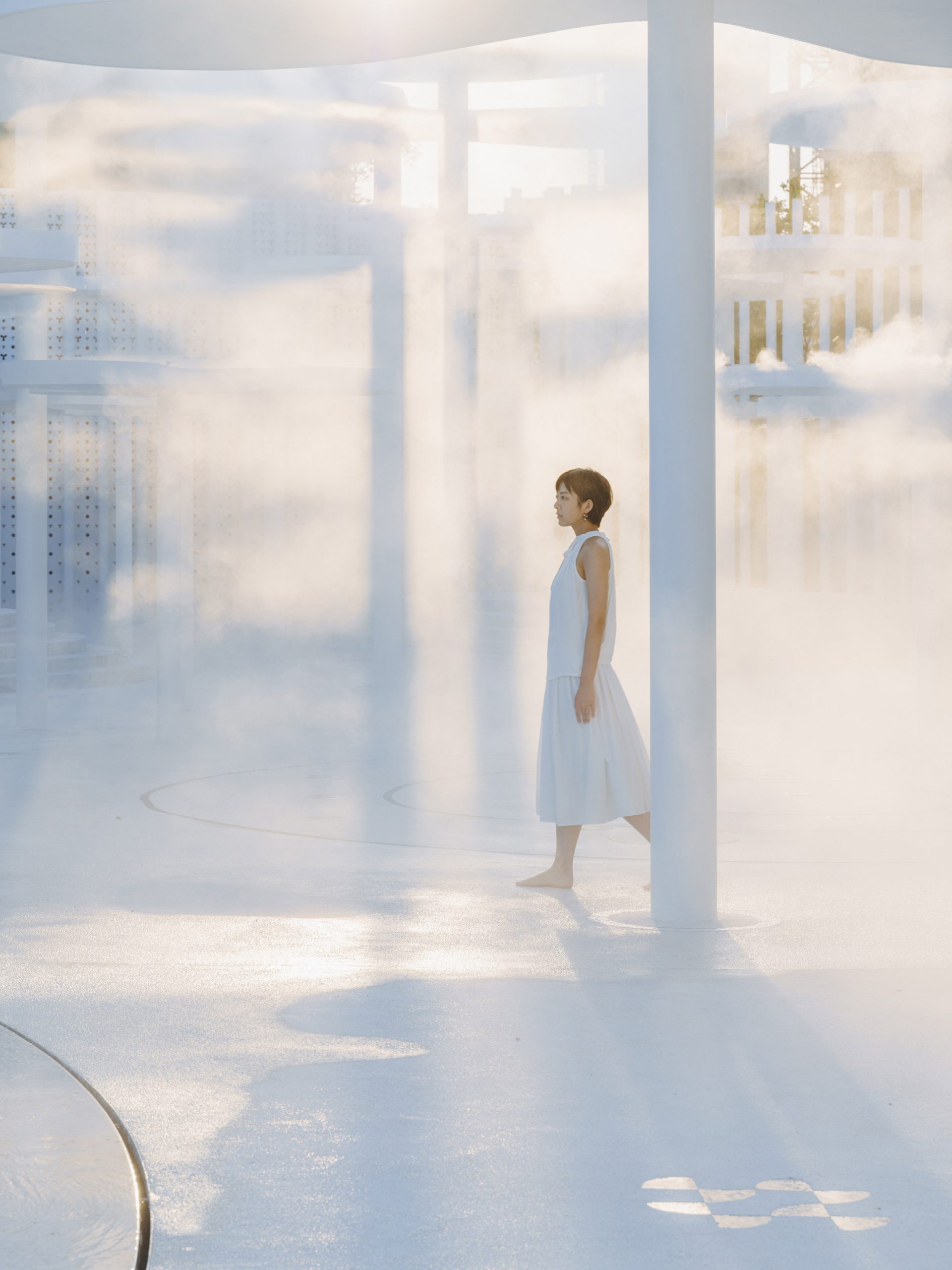 Wutopia Lab，Yu Ting，a deep forest，petal，white，garden，