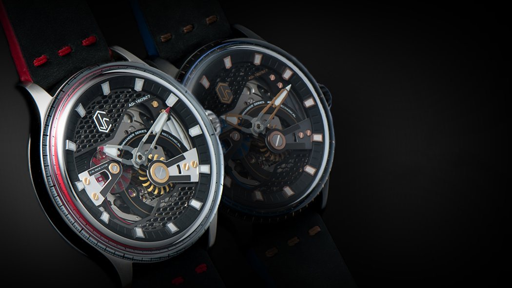 Wrist watch，Mechanical watch，pilot，Metal，