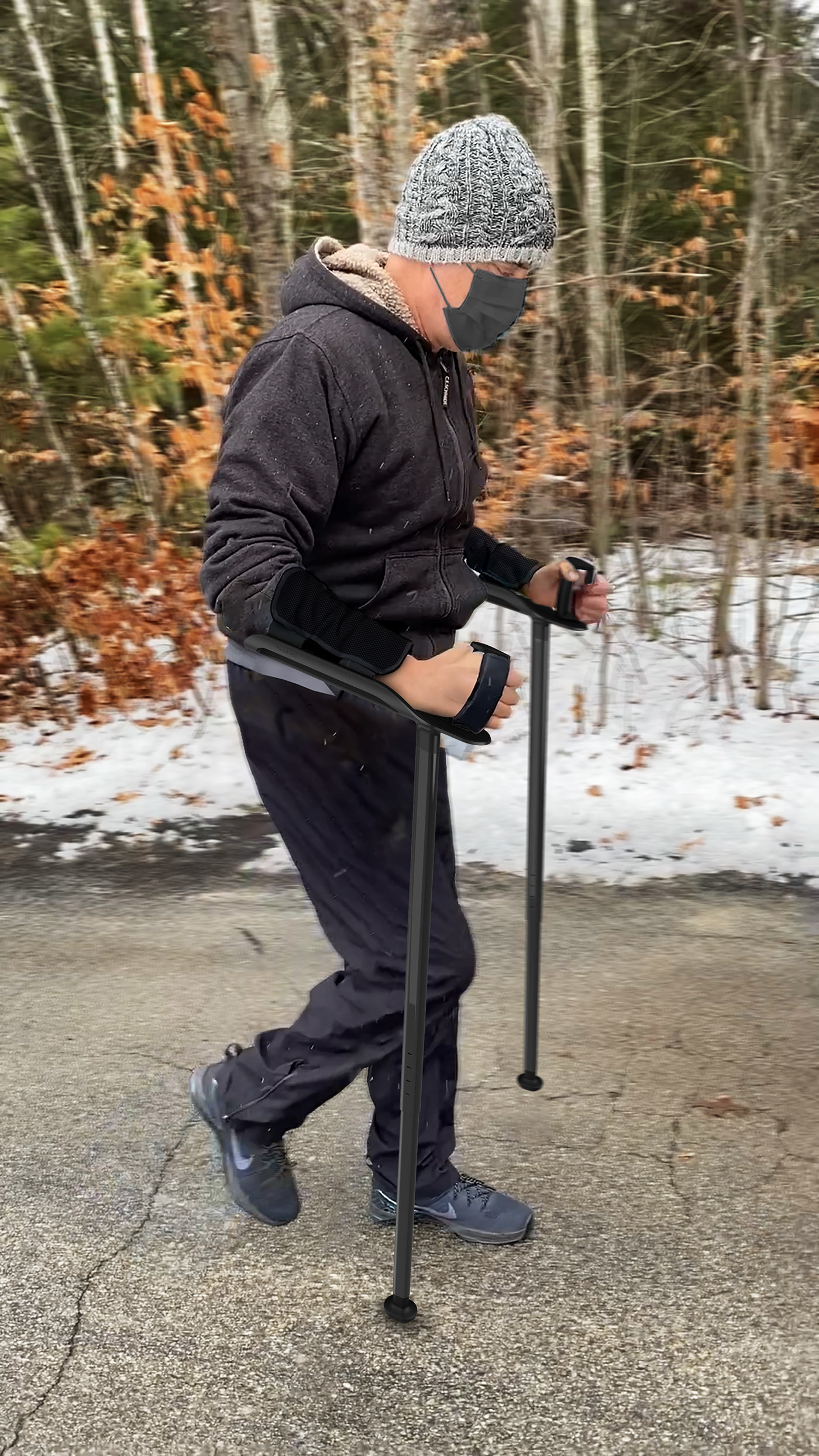 Gentleman，a cane，Medical equipment，product design，