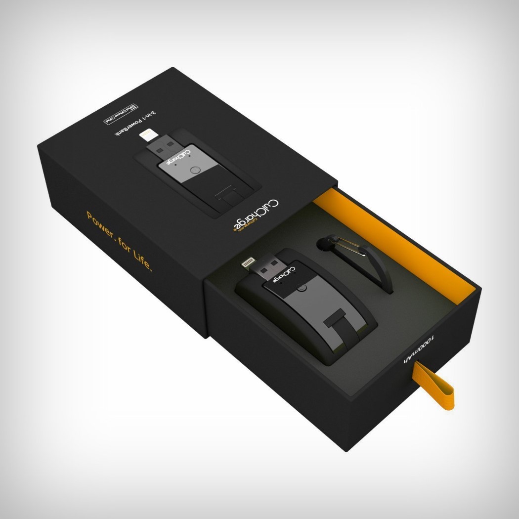 1000 Ma，Mobile power bank，Mini，black，