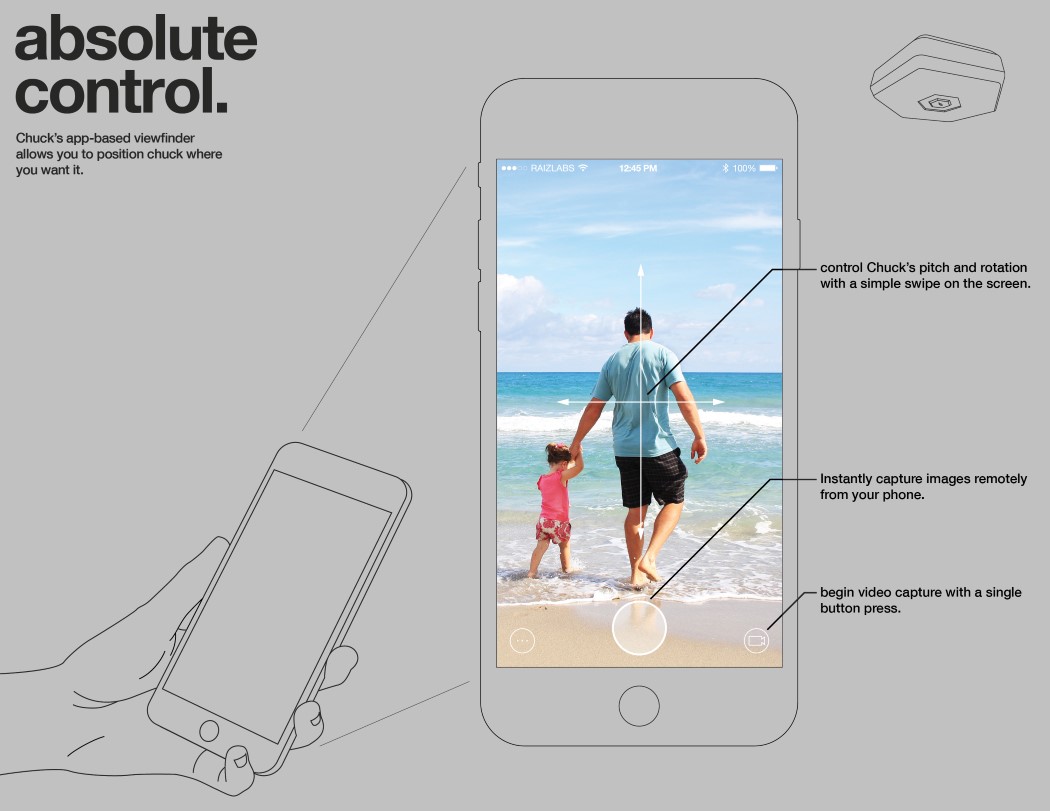 chuck，UAV，black，camera，Aluminum housing，