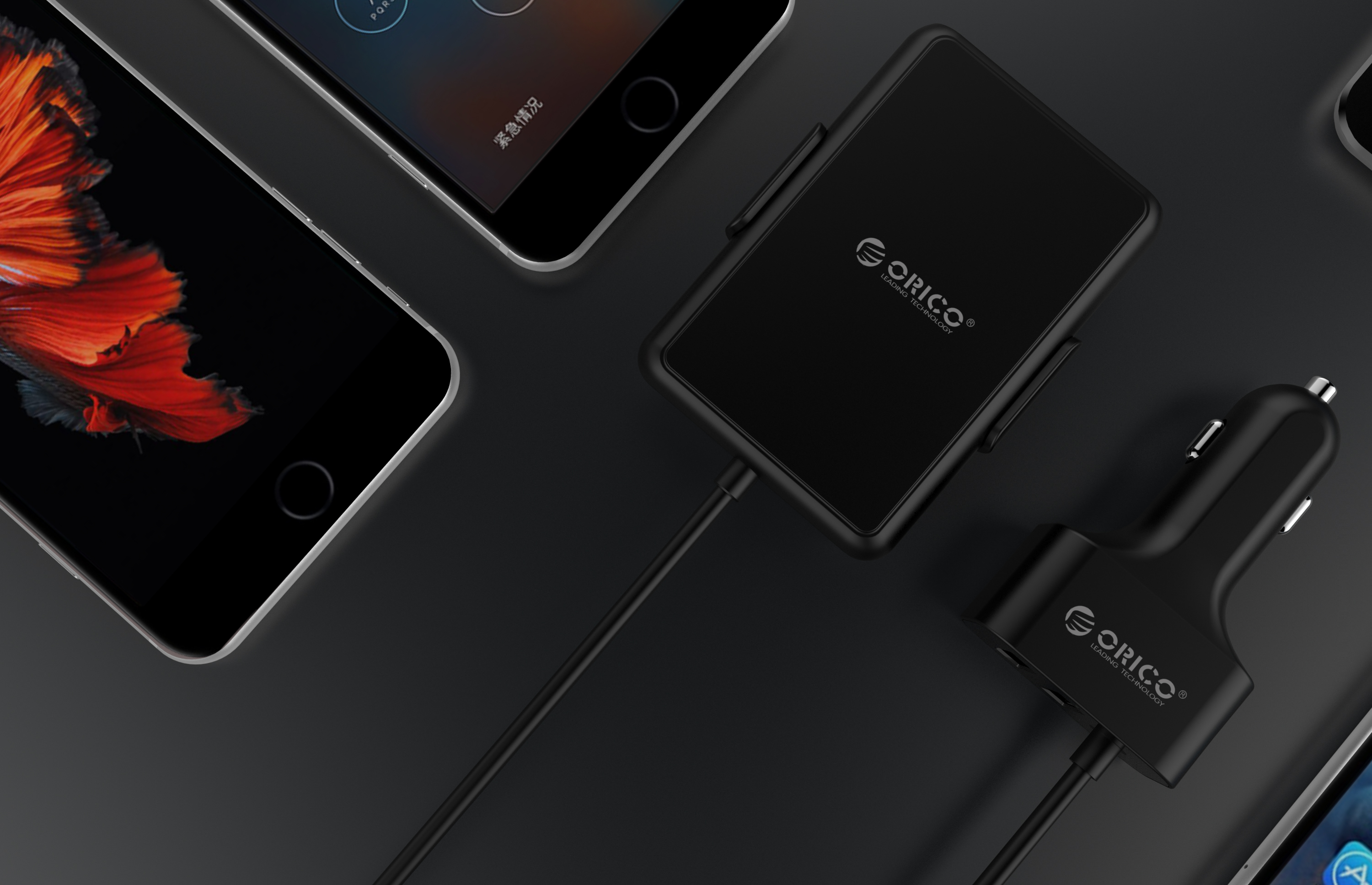 orico，Charger，vehicle，Car charging，Car charging head，Charging head，Vehicle electrical appliances，Car charger，Mobile phone charger，Flat panel charger，Mobile Accessories，Flat panel accessories，Car accessories，