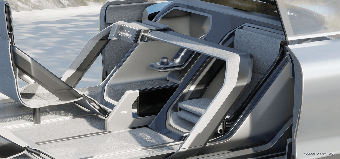 Audi AI，Concept Car，communicate，intelligence，Automobile design，