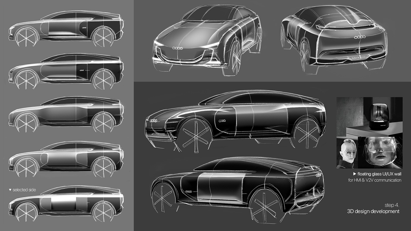 Audi AI，Concept Car，communicate，intelligence，Automobile design，