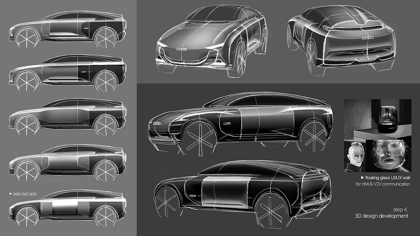 Audi AI，Concept Car，communicate，intelligence，Automobile design，