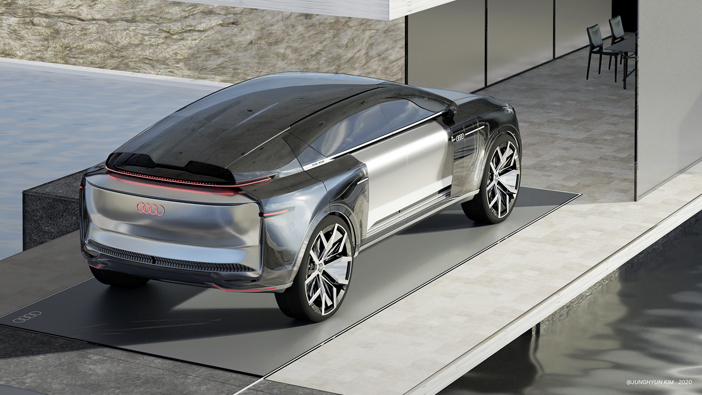 Audi AI，Concept Car，communicate，intelligence，Automobile design，