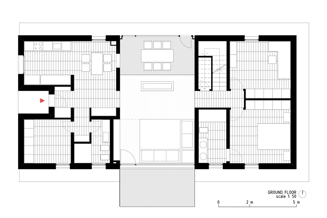 house，Farmhouse style，Straw insulation layer，