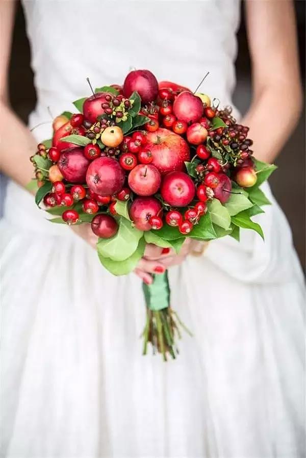 水果，捧花，创意，婚礼，
