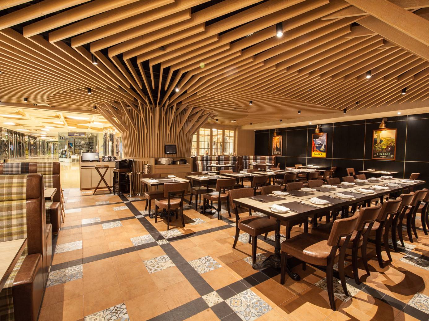 Interior design，restaurant，Successful design competition，