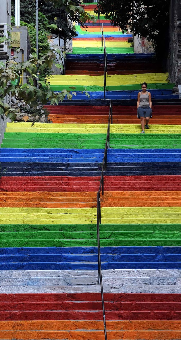 stairs，Graffiti，Art，Architecture，