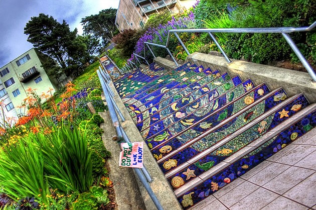 stairs，Graffiti，Art，Architecture，