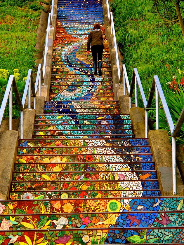 stairs，Graffiti，Art，Architecture，