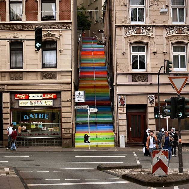 stairs，Graffiti，Art，Architecture，