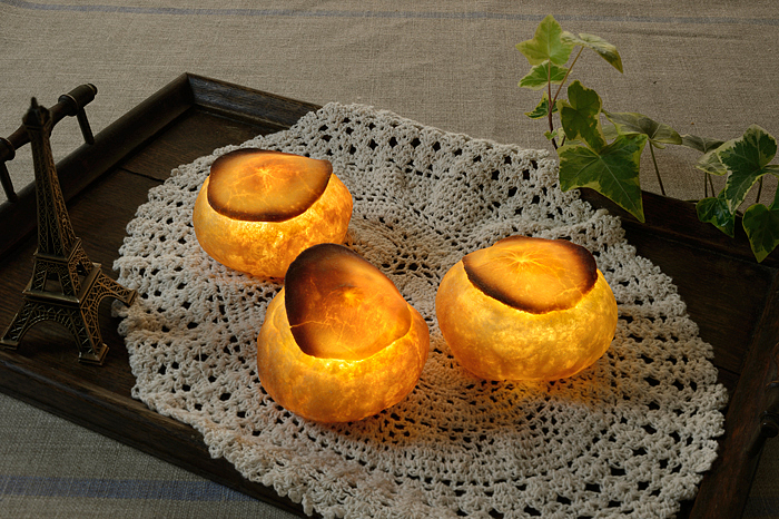 Yukiko Morita，Bread lamp，Japanese designer，LED bulb，