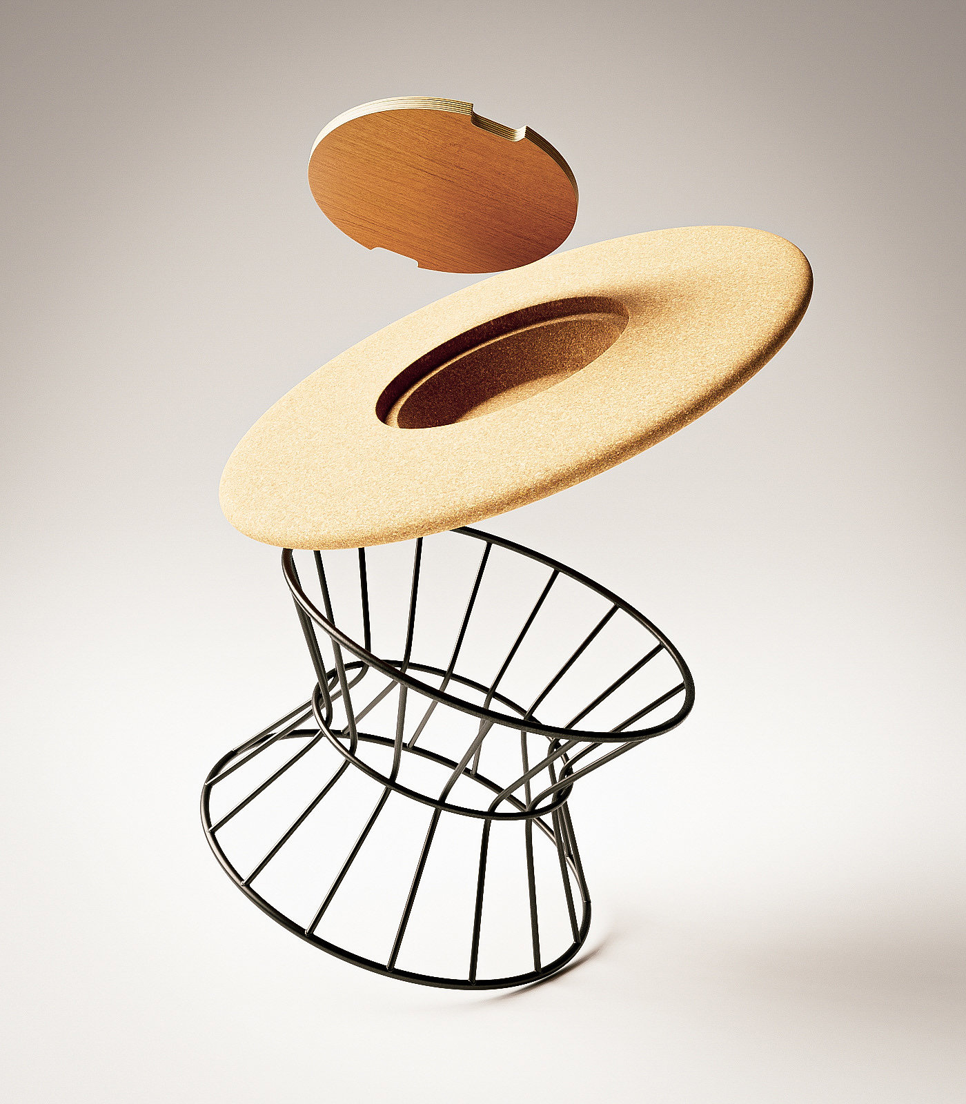 Coffee table，multi-function，product design，Multi element，