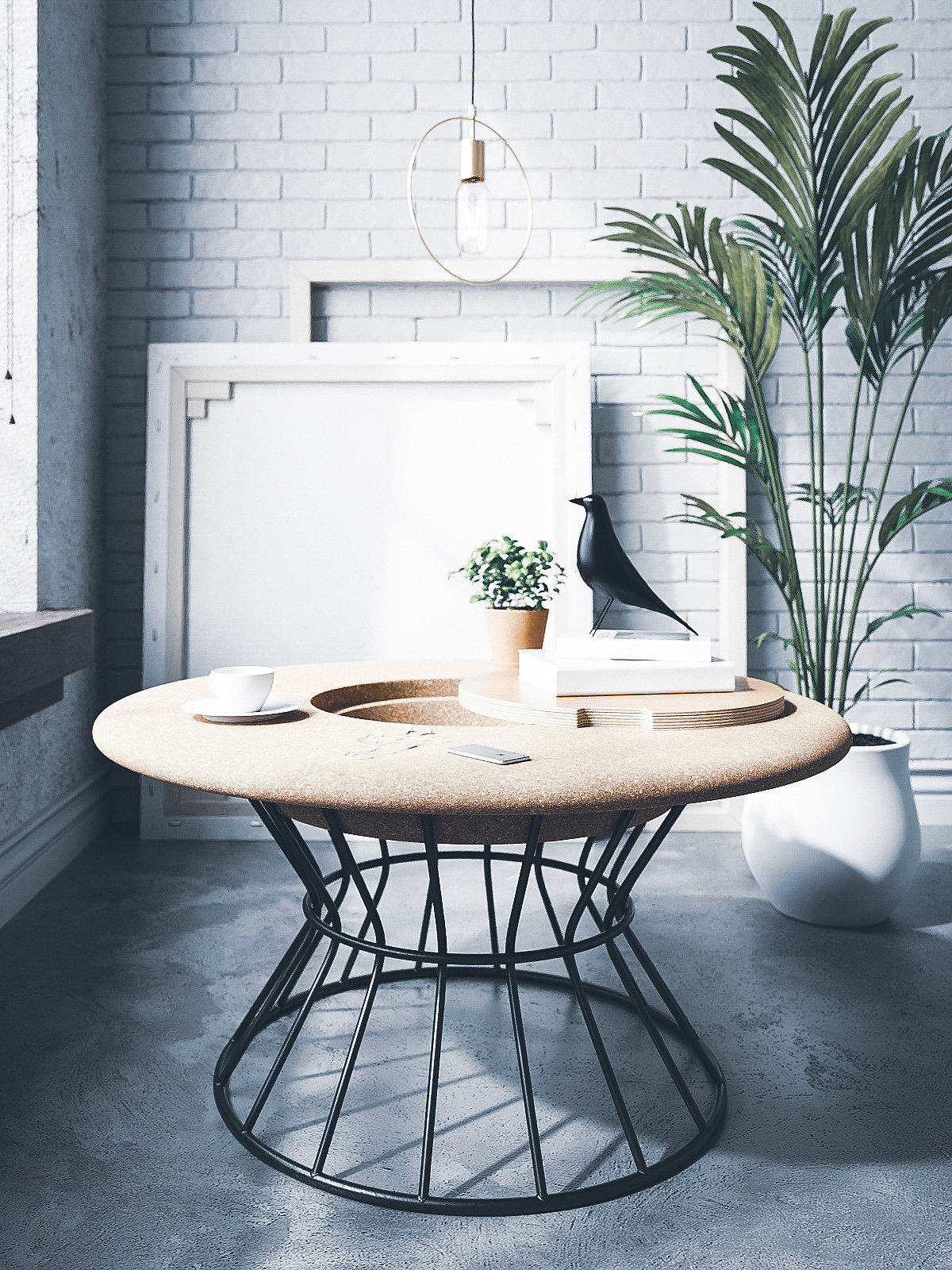 Coffee table，multi-function，product design，Multi element，